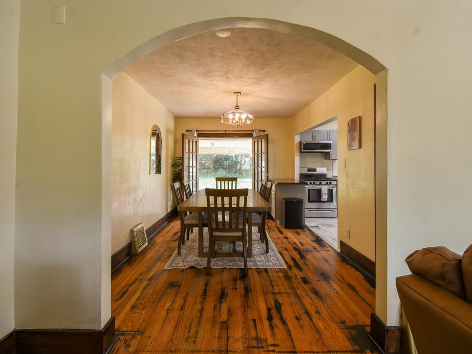 Brick Fireplace - Central Omaha - Family Haven home House in Omaha
