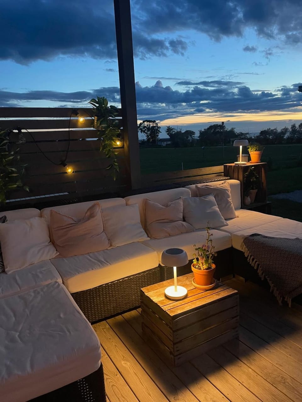 Patio, Night, Balcony/Terrace