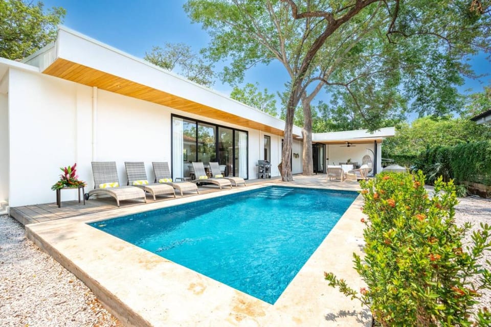 Pool view, Swimming pool, sunbed