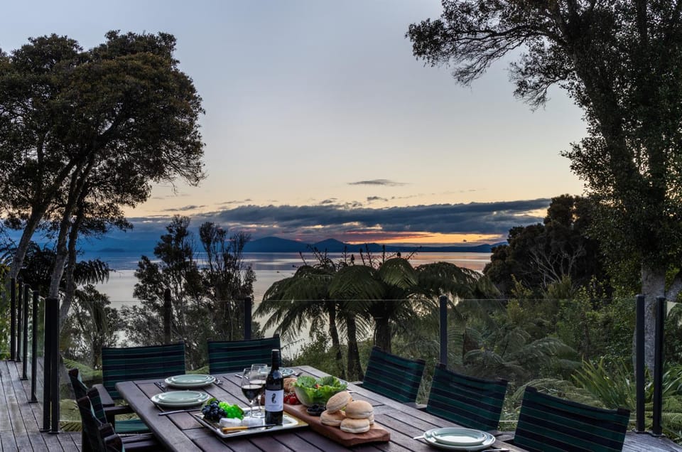 Natural landscape, Dining area, Lake view, Mountain view