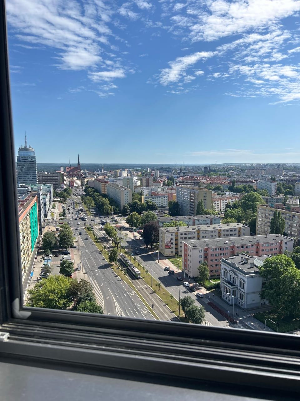 Hanza Tower SKYLINE 21 with SPA POOL SAUNA JACUZZI Apartment in Szczecin