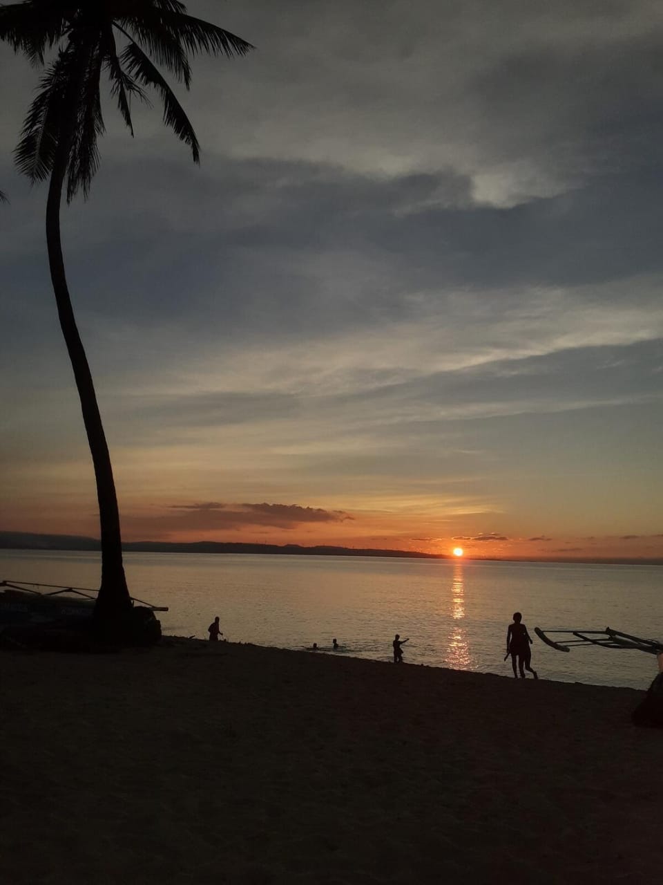Beach, Sea view, Sunset