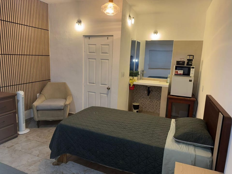 Bed, oven