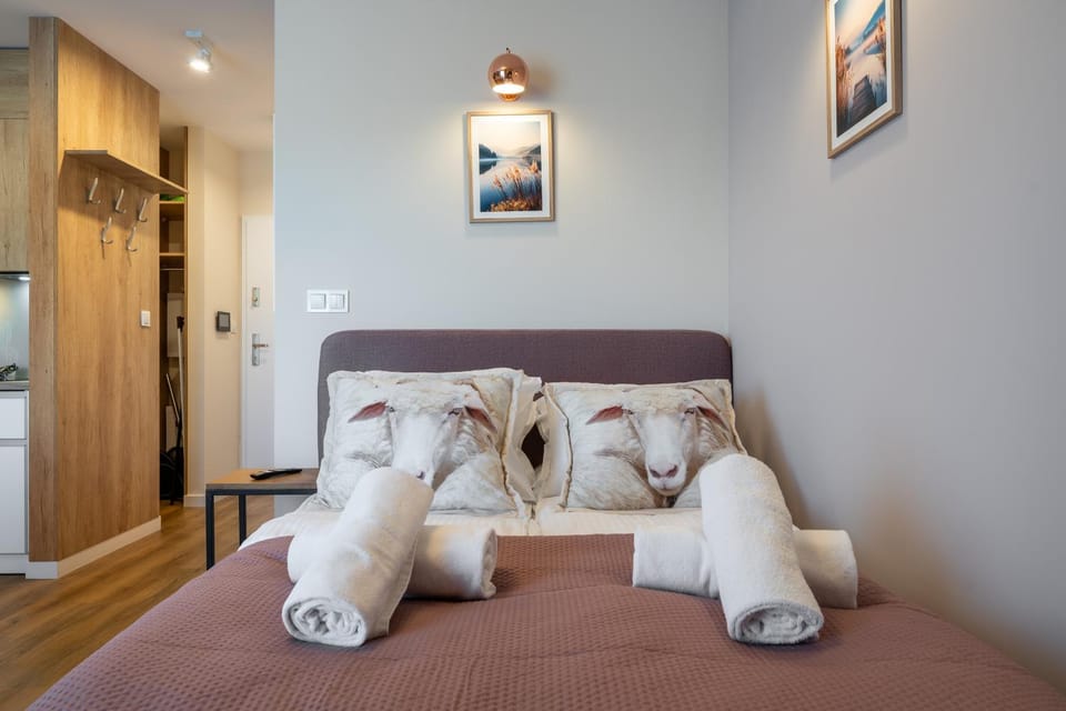 Bed, Photo of the whole room, Bedroom, towels, wardrobe