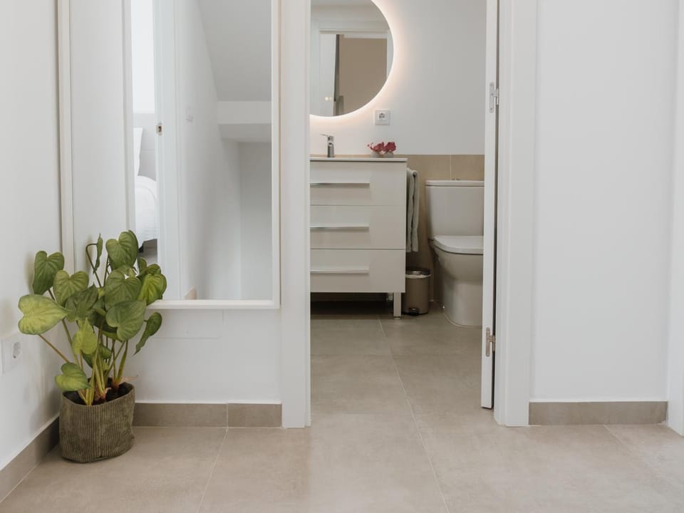 Bathroom, Living room