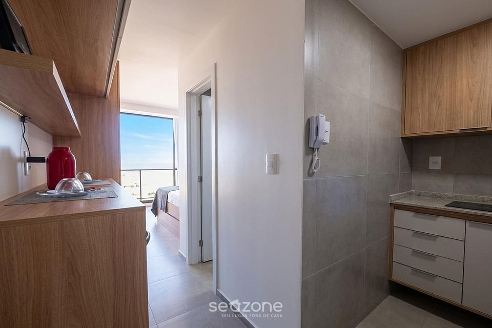 Kitchen or kitchenette, Seating area, Bedroom