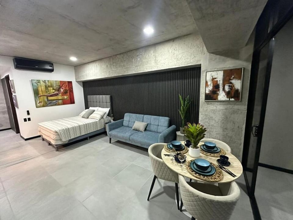Living room, Seating area, Dining area