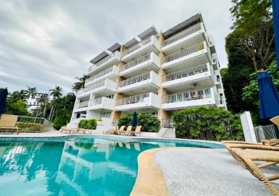 Property building, Pool view, Swimming pool