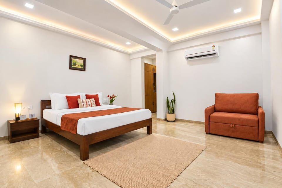 Bedroom, air conditioner