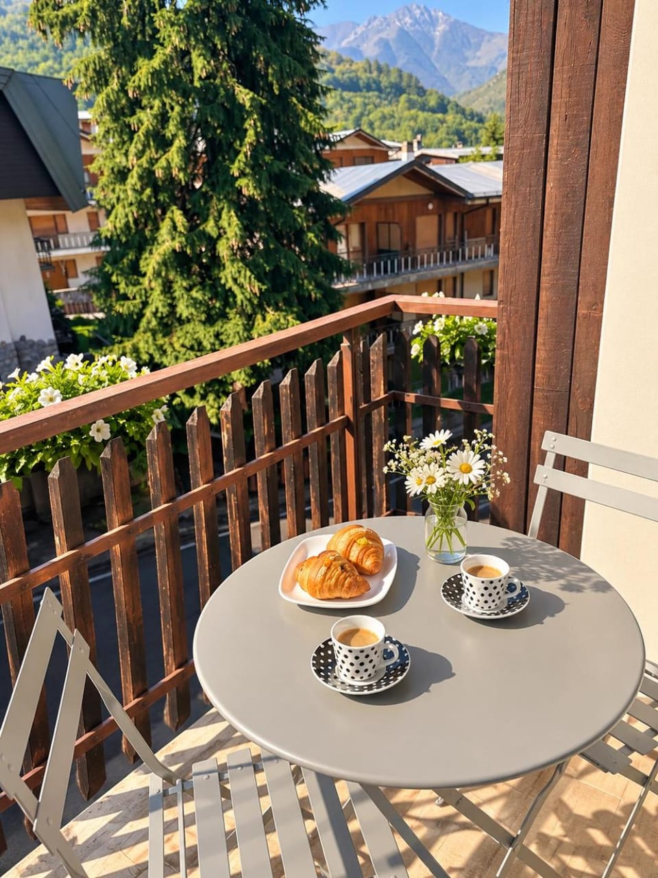 Natural landscape, Balcony/Terrace, Mountain view