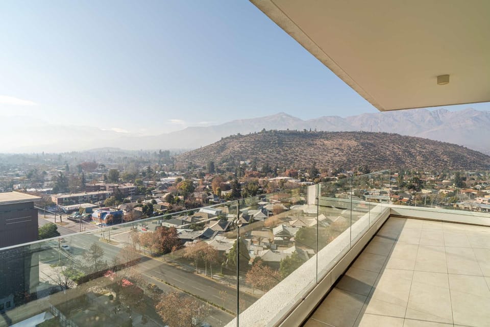HOM 2D para 6 con terraza y piscina Las Condes Apartment in Las Condes
