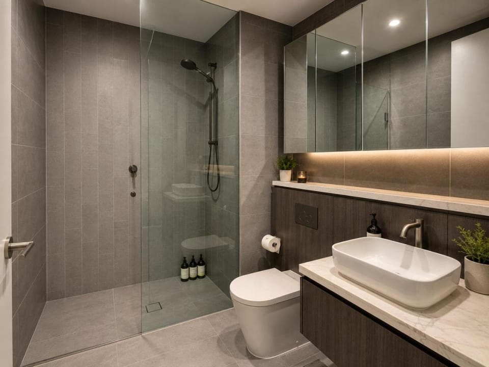 Luxurious Skyline Retreat with Parking Pool Gym BBQ Apartment in Lidcombe