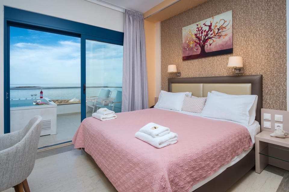 Hot Tub, Bedroom, Sea view