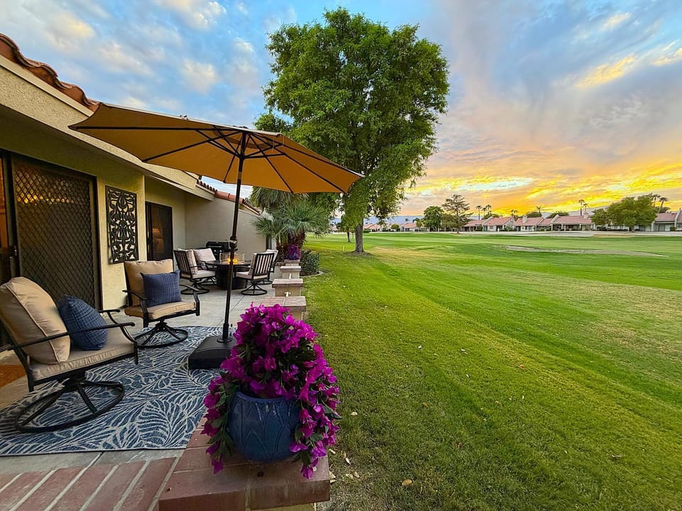 Patio, Golfcourse, View (from property/room), Seating area