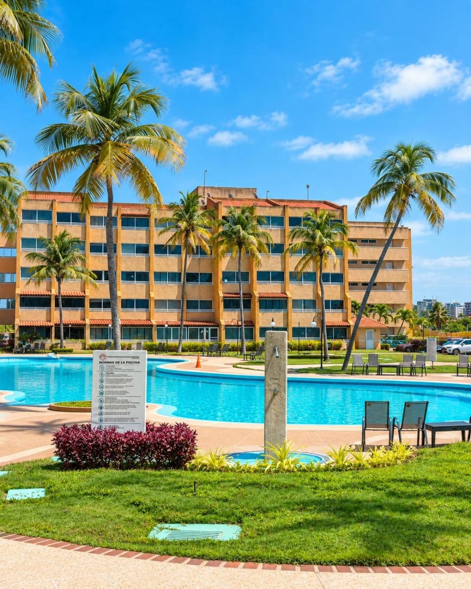 Ubicación y Confort Bello Apt con Piscina Lechería Apartment in Venezuela