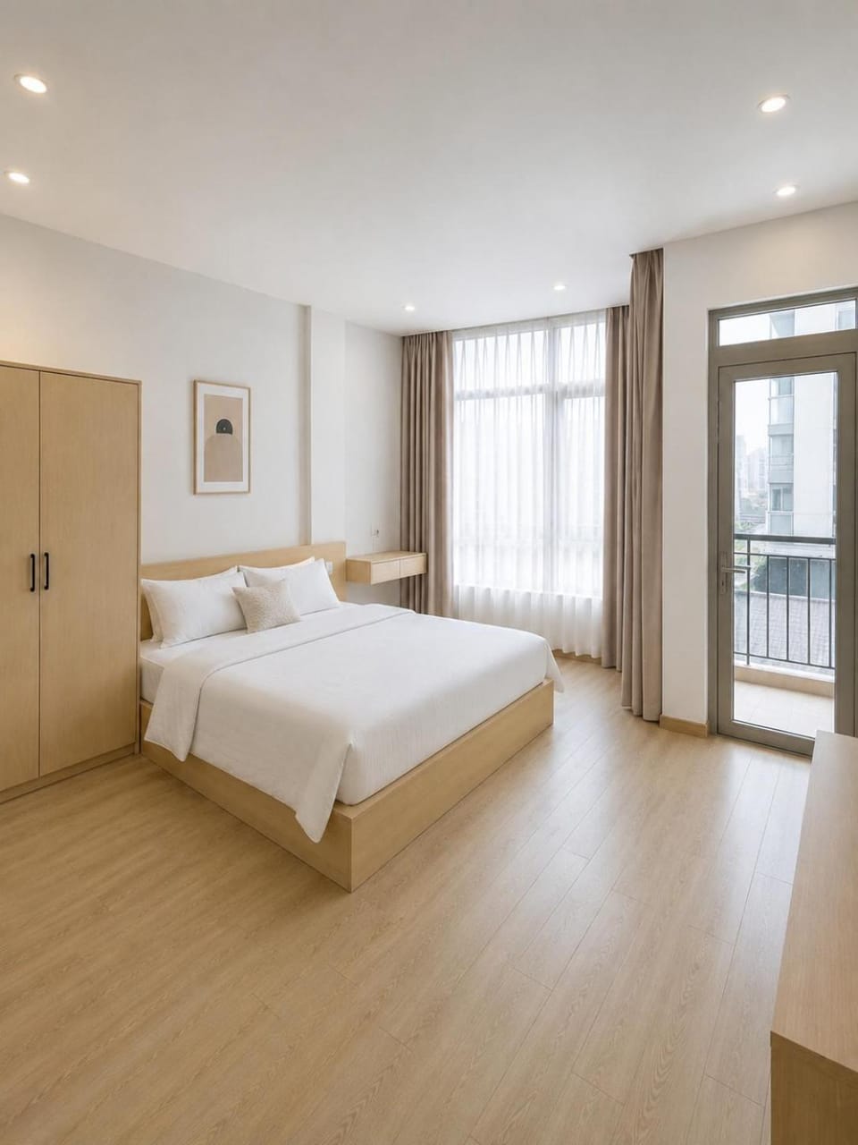 Bed, Photo of the whole room, Bedroom, wardrobe