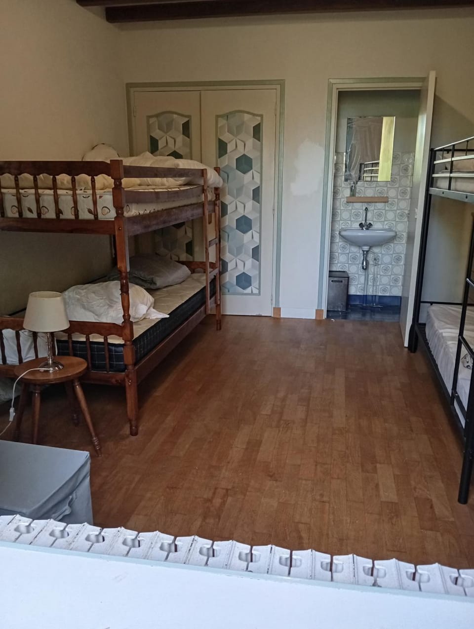 Property building, Living room, Bedroom