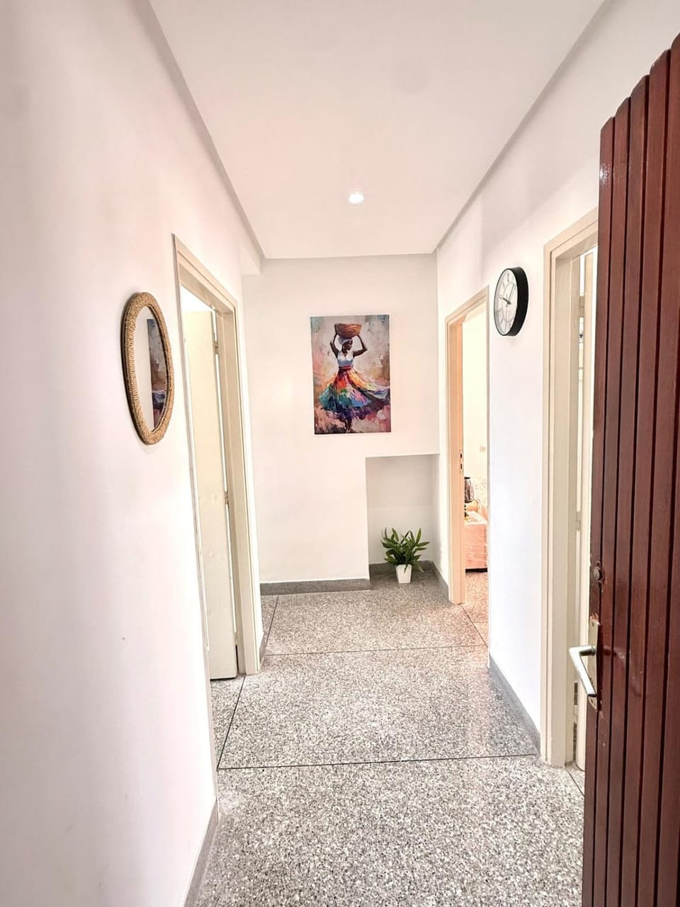 Garden-View 2BR Balcony, Steps from Rabat Medina Apartment in Rabat