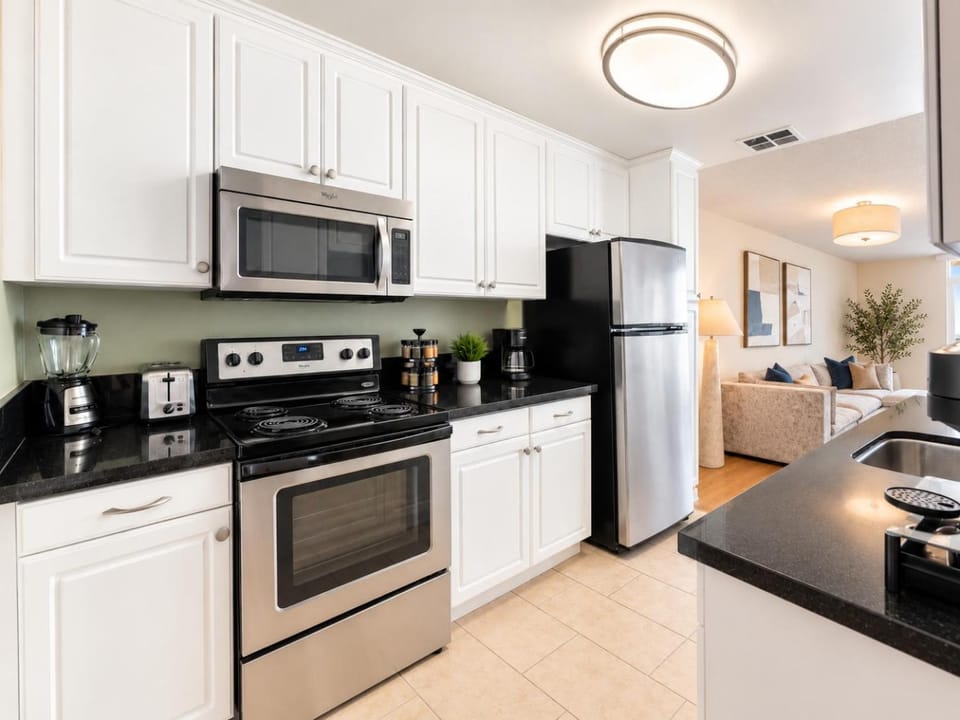 dishwasher, stove, toaster, kitchen