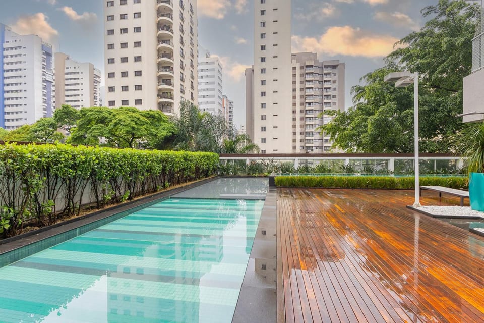 Property building, Pool view, Swimming pool