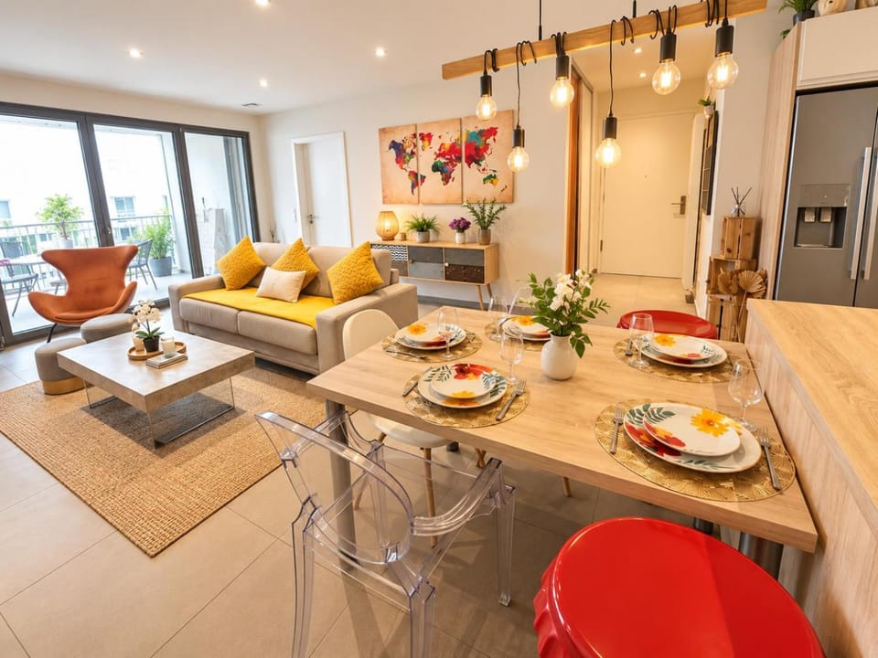 Central 1BR Stay with a parking and outdoor spaces Apartment in Luxembourg