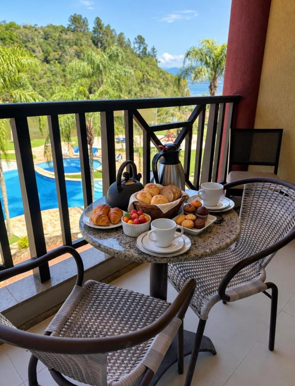 Duplex Frente ao Mar e Piscina Costabella Resort Apartment in Angra dos Reis