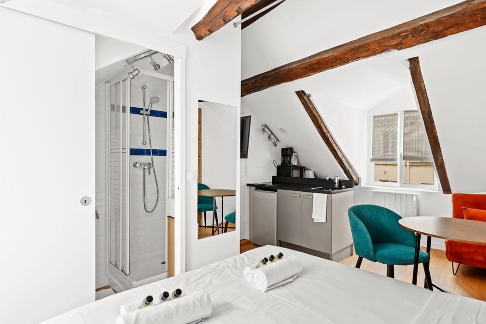 Studio avec une vue extraordinaire - Marais Apartment in Paris