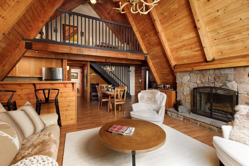 Lake Arrowhead A-Frame Fireplace & Foosball House in Lake Arrowhead