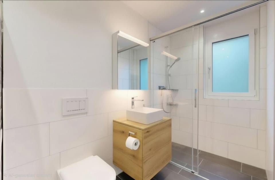 Shower, Toilet, towels