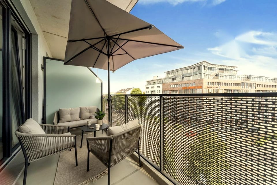 Helles Design-Apartment mit Balkon im Zentrum Leipzig Apartment in Leipzig