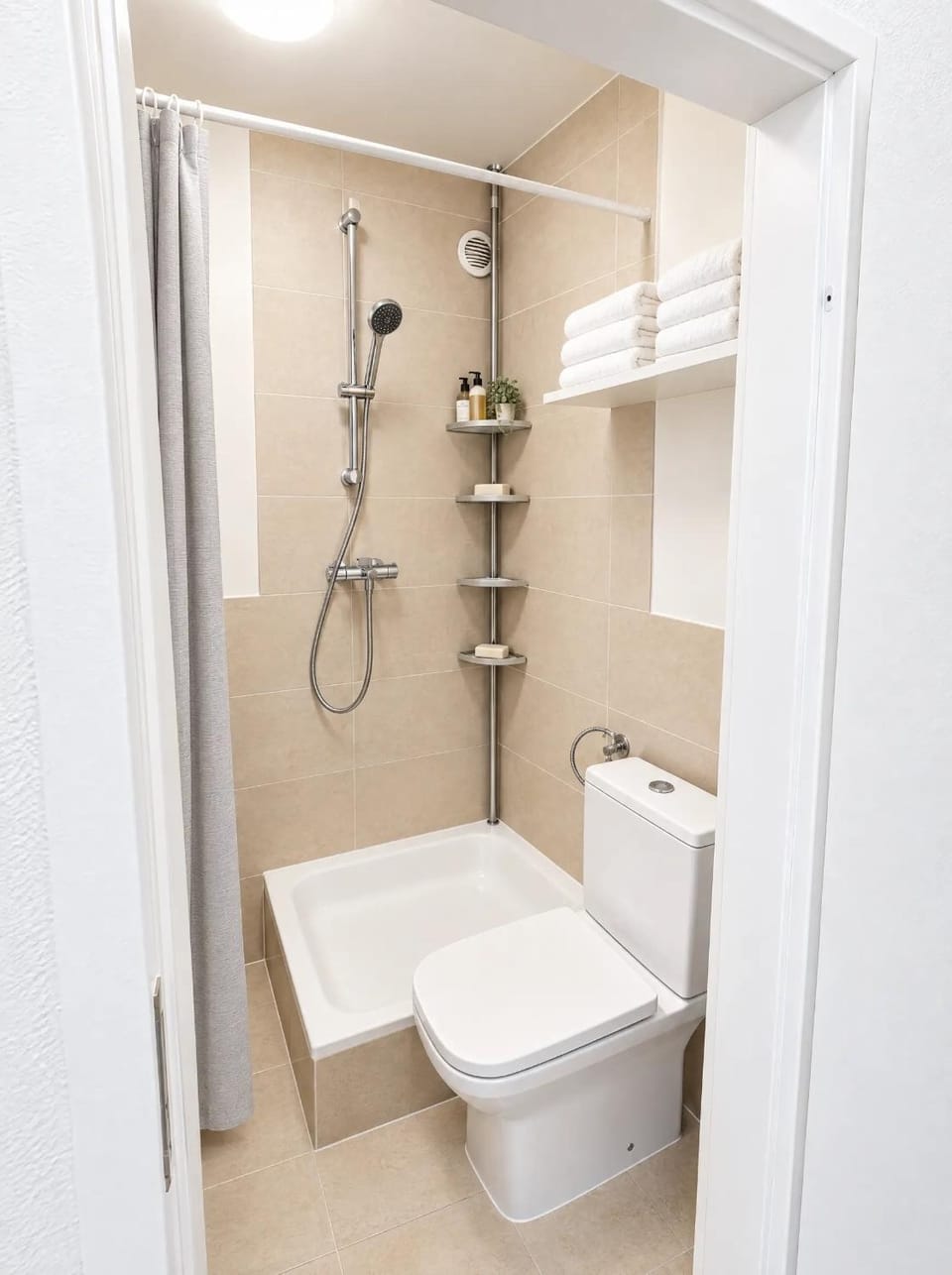 Shower, Toilet, Bathroom, towels