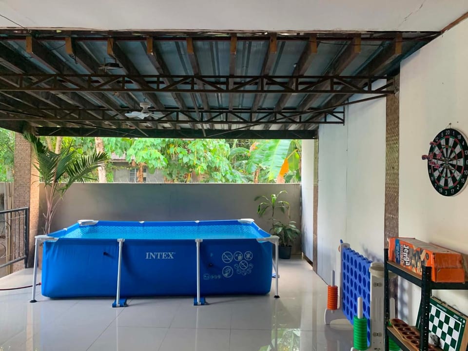 Patio, Pool view