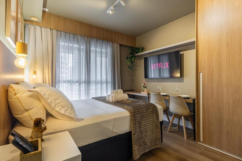 Studio completo Moema, Próx. metrô shopping ibira Apartment in Sao Paulo City