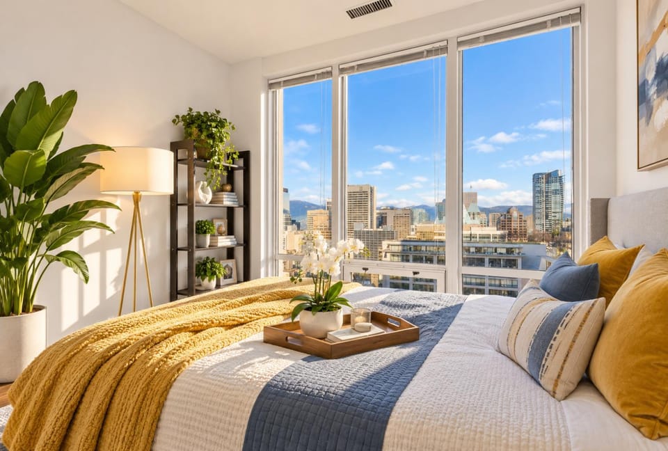 City Lights and Comfort Stylish 2BR Apartment in Vancouver