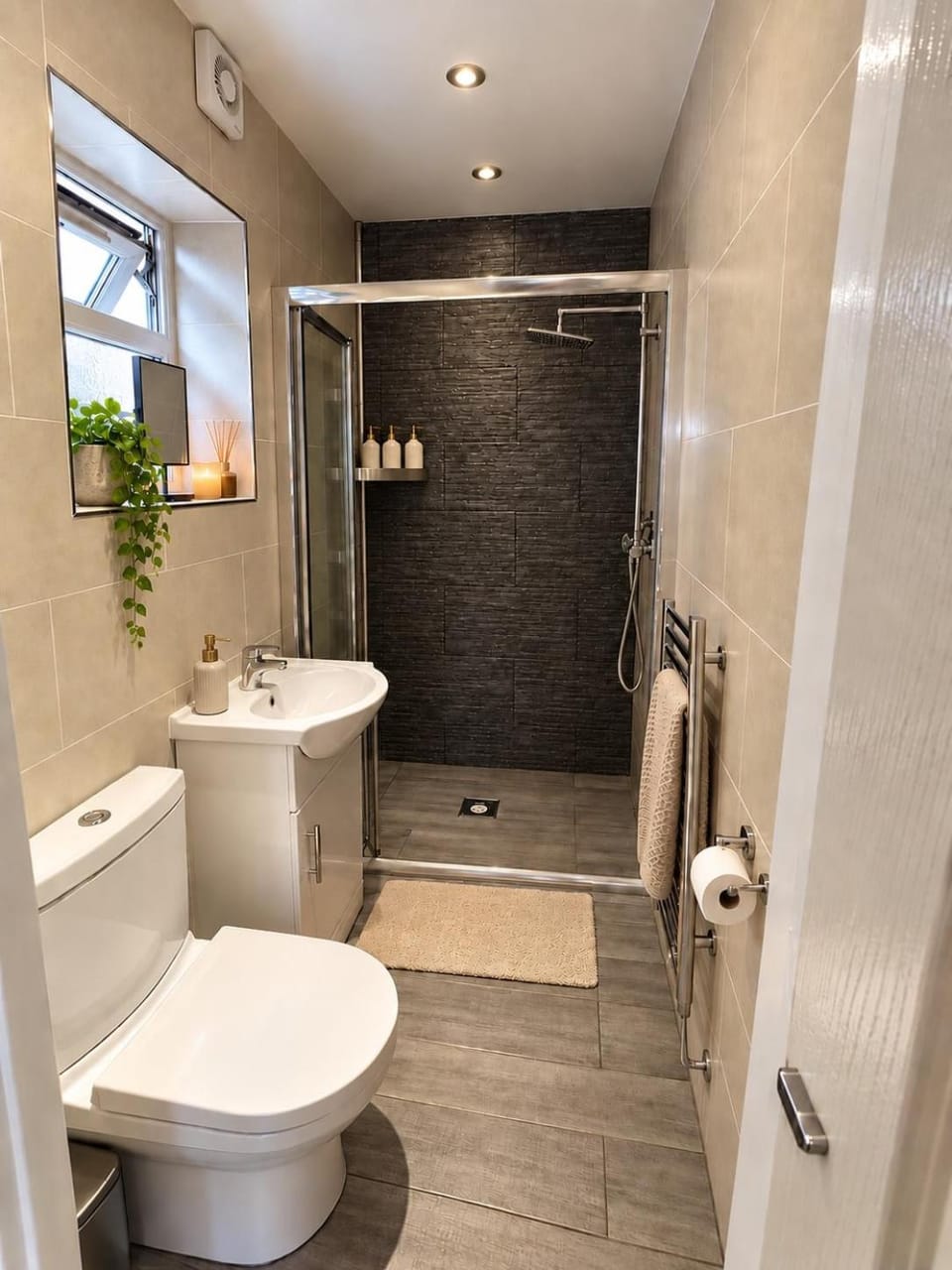 Shower, Toilet, Bathroom