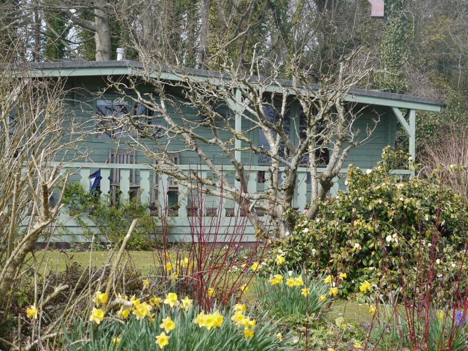 Property building, Facade/entrance, Spring, Natural landscape, Garden