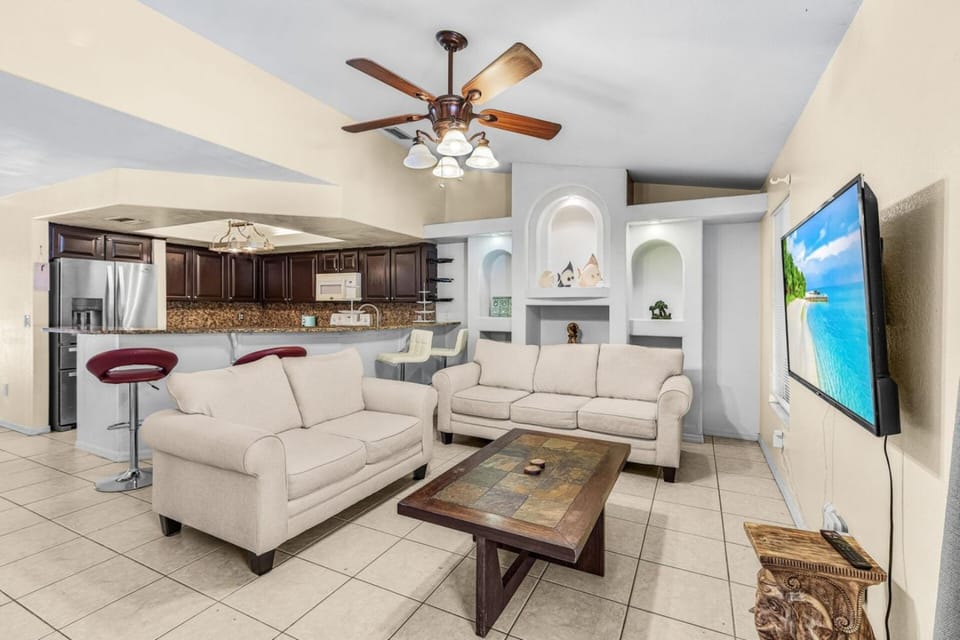 Fenced Yard • Outdoor Lounge, Grill • Mini Library House in North Fort Myers