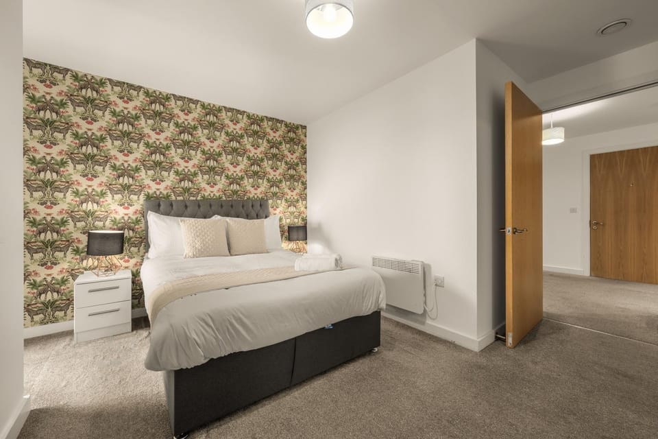 Bed, Decorative detail, Bedroom