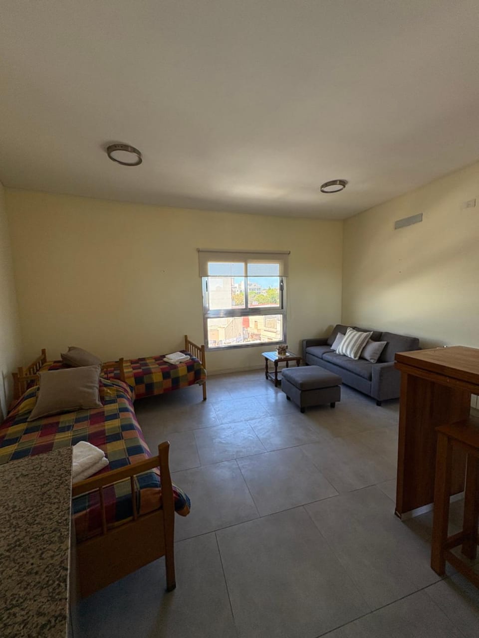 Bed, Living room, Photo of the whole room