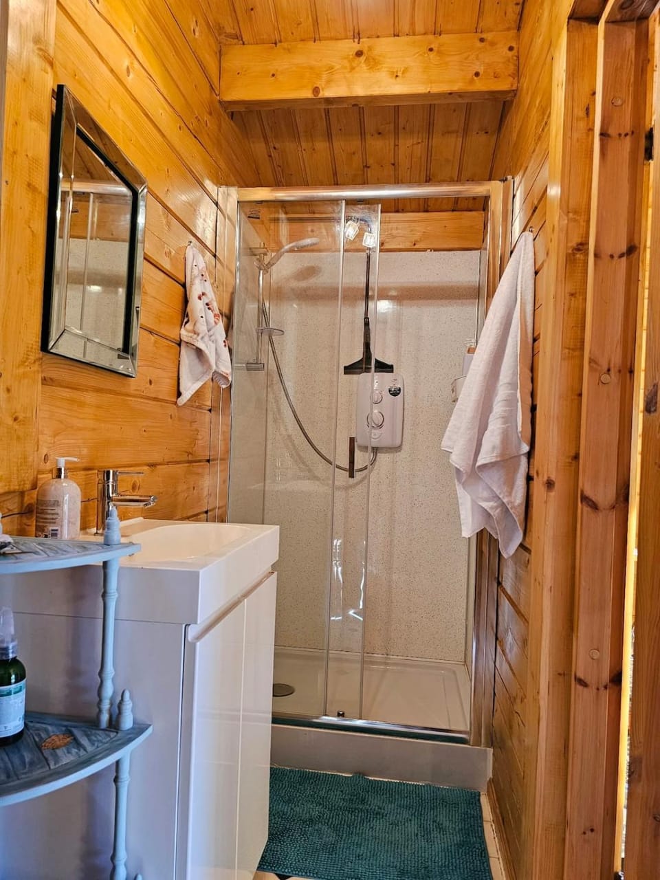 Cabin double sofa bed shower fridge TV microwave parking Cabin in Ferndown