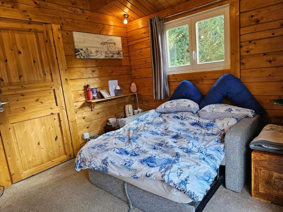 Cabin double sofa bed shower fridge TV microwave parking Cabin in Ferndown