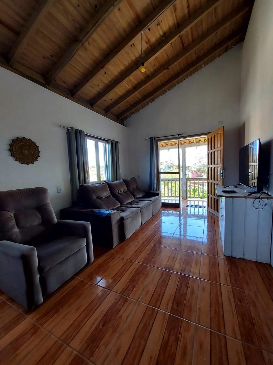 Casa na Praia do Rosa com Varanda e Área Verde House in Imbituba
