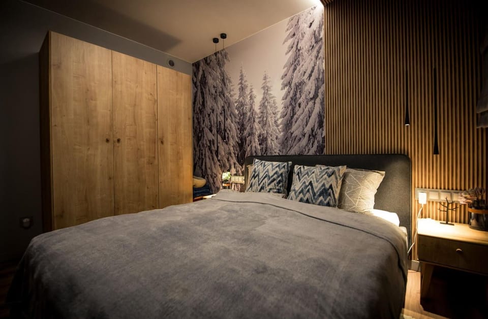 Bed, Photo of the whole room, Bedroom, wardrobe