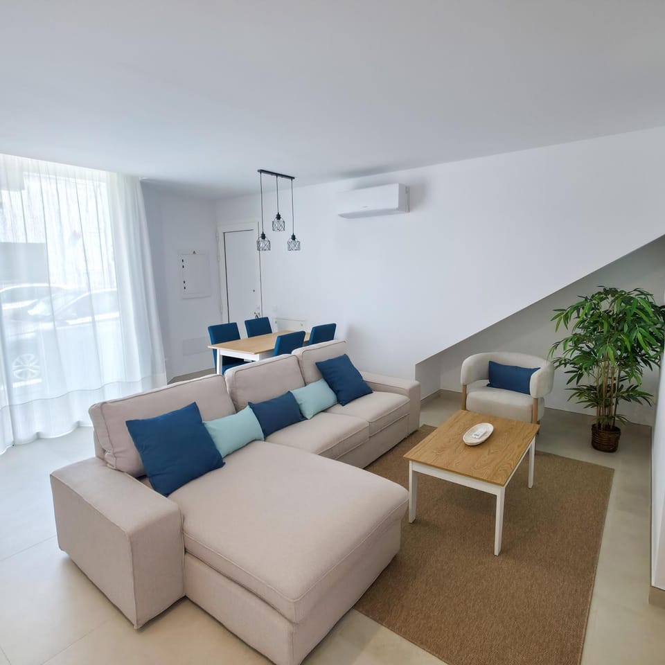 Seating area, air conditioner