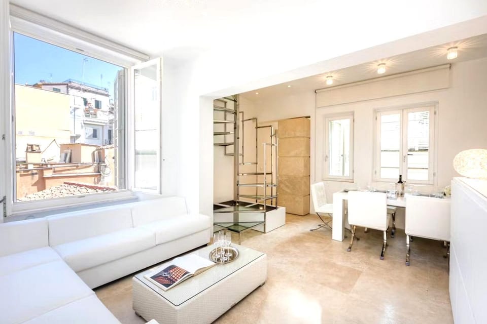 Bathroom, Living room, Seating area