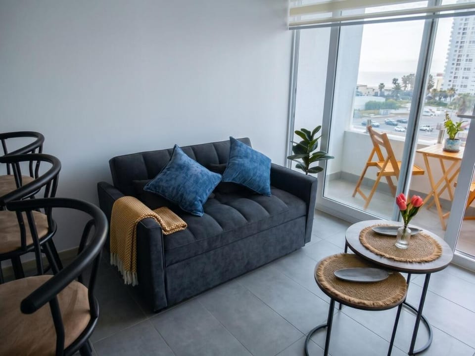 Departamento con Vista al Mar, Pasos Playa & Enjoy Apartment in Coquimbo