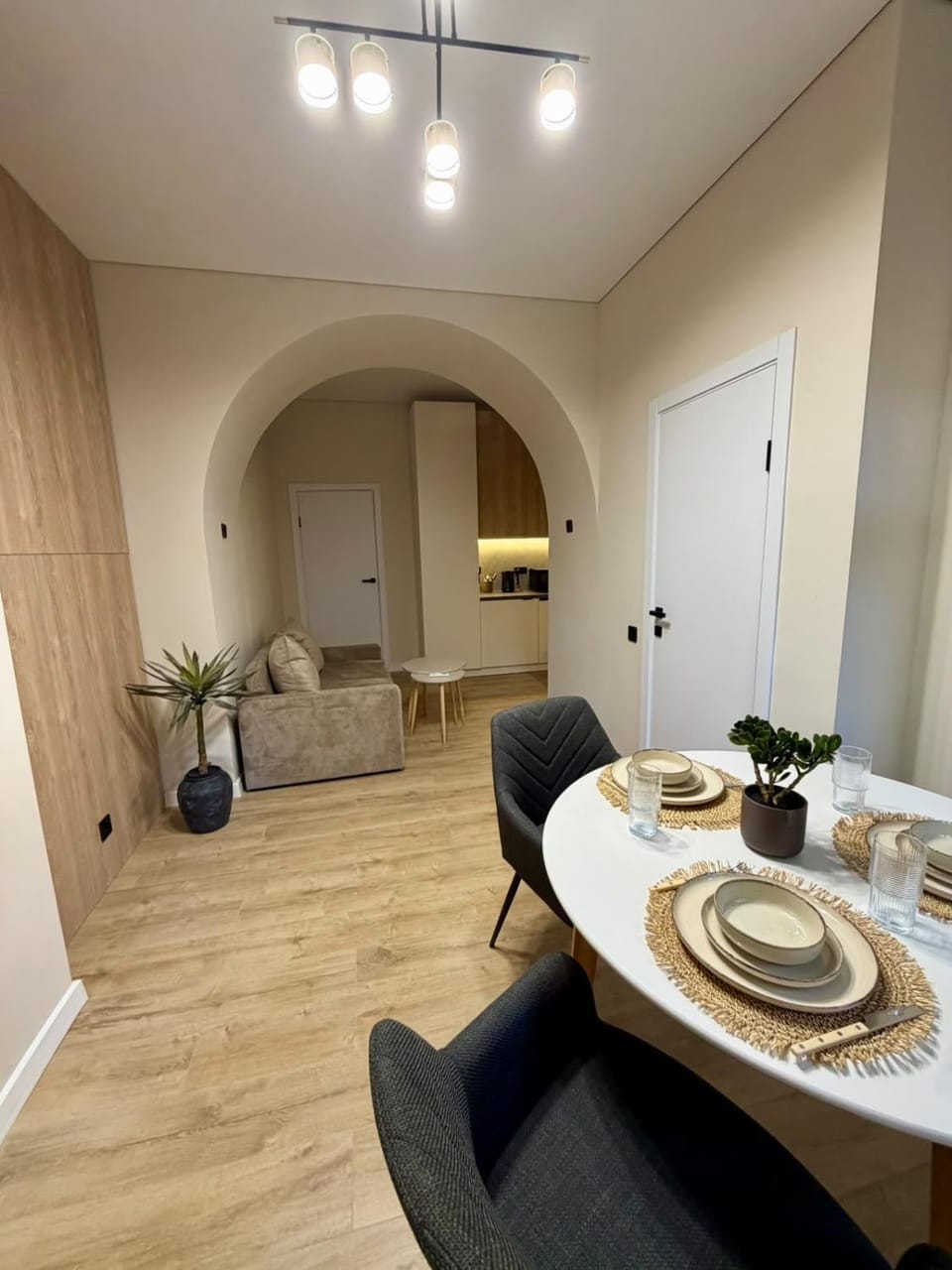 Living room, Seating area, Dining area