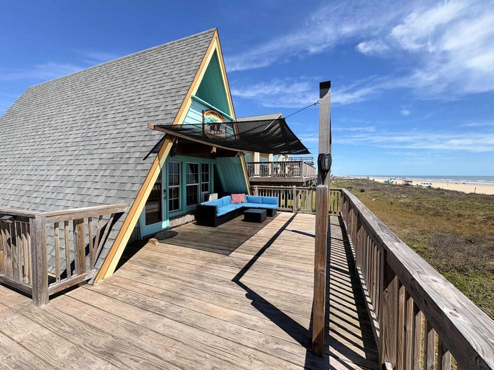 The Tiki Hut & Polynesian A-Frames at the Beach House in Surfside Beach