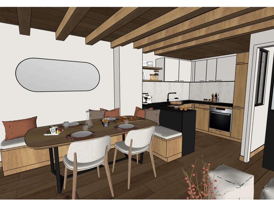 Appartement moderne vue montagne - 8 pers. Apartment in Les Allues