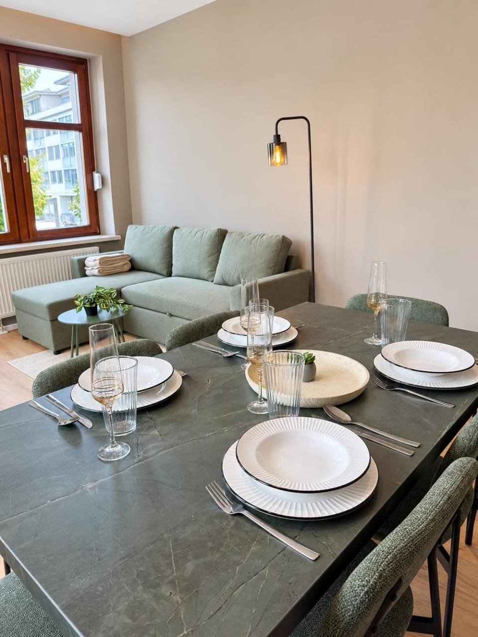 Living room, Seating area, Dining area